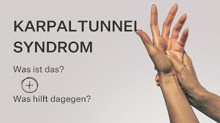 Karpaltunnelsyndrom Ursache amp die besten Übungen für Zuhause ohne OP [upl. by Alliuqahs280]