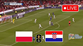 UŽIVO  Hrvatska protiv Poljske  UEFA Liga nacija 2024  Streaming cijelog meča [upl. by Ardnoid]