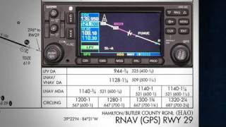 Garmin 430W LPV Approach  WAAS Training Program from Sportys Pilot Shop [upl. by Bainbrudge638]