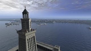 The Lighthouse of Alexandria and the Ancient Port of Alexandria [upl. by Eisteb]