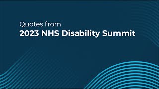 NHS Employers Disability Summit [upl. by Flemings219]