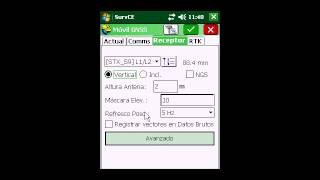 GeocenterSurvCE01Cofiguración GPRSavi [upl. by Nileuqay871]