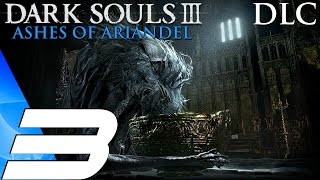 Dark Souls 3 Ashes of Ariandel PS4  Gameplay Walkthrough Part 3  Gravetender amp Greatwolf Boss [upl. by Melinde112]