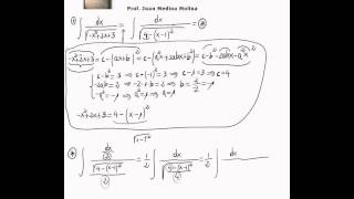 Integrales  Aplicando las fórmulas de funciones trigonométricas inversas III [upl. by Mesics396]