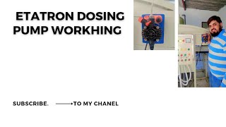 electronic  Etatron dosing pump working [upl. by Norbel343]