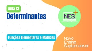 Funções Elementares e Matrizes  Aula 13  Determinantes [upl. by Aeikan]