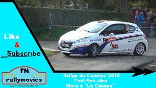 Rallye du Condroz 2014  Show à La Cabane  Onboard Loix HD [upl. by Jopa]