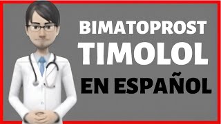 BIMATOPROST TIMOLOL bimatoprost timolol para que sirve bimatoprost 03 mg timolol 5 mg [upl. by Casia]