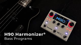 Eventide H90 Harmonizer® for Bass Guitar Programs Demo [upl. by Arracahs]