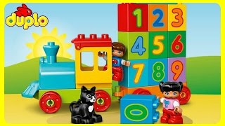 Number Train Learn To Count With LEGO DUPLO My First Number Train 10847 Fun Video For Toddlers [upl. by Gilder205]