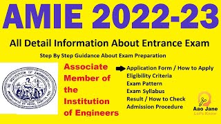 AMIE 202223 New Registration Started  AMIE Admission Fee  AMIE IEI Online Admission Latest 2022 [upl. by Casabonne]