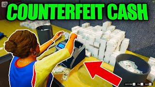 Make MILLIONS In GTA 5 Online 2022 COUNTERFEIT CASH BUSINESS MOMEY GUIDE [upl. by Annasus335]