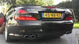 SL55 AMG engine sound Very low [upl. by Gunnar]