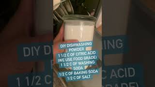 DIY dishwashing powder ￼ [upl. by Chitkara]