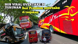 waw ada bus viral ‼️RMH 004 overtake sugeng rahayu di turunan best premium duel di tanjakan [upl. by Bethanne743]