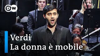 Verdi La donna è mobile from the opera Rigoletto  Bekhzod Davronov tenor [upl. by Anerb]