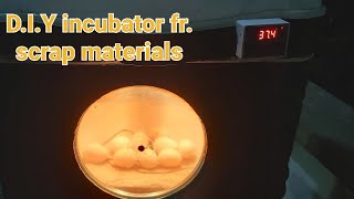 How to make manual incubator from scrap materials [upl. by Pacificia708]