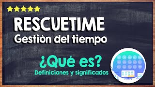 🙏 ¿Qué es RescueTime  Aplicaciones de gestión del tiempo 🙏 [upl. by Agata]