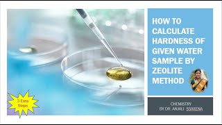 Calculate hardness of water sample by ZeolitePermutit method Numerical1 By Dr Anjali Ssaxena [upl. by Doraj]