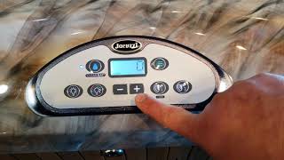 How to reset the Change Filter timer on your Jacuzzi hot tub [upl. by Herahab122]