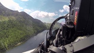 Flying the Typhoon Through the Mach Loop at Low Level [upl. by Dian]