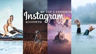 My TOP 5 FAVOURITE INSTAGRAM Accounts Incredible Photographers [upl. by Nordine331]