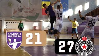 SCM Politehnica Timișoara  Partizan Beograd  amical handbal  16082024 [upl. by Nooj]