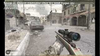 Cod4 Cheats Tutorial Multiplayer [upl. by Alekat]