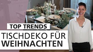 Tischdeko für Weihnachten 🎅  Top Trends  INTERIYEAH Einrichten mit SEGMÜLLER [upl. by Niven]