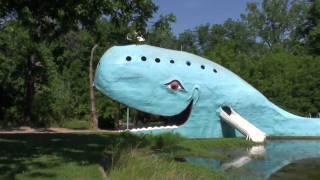 The Blue Whale in Catoosa Oklahoma on Route 66 [upl. by Sremmus]