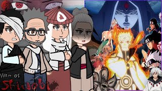 Konoha Council Elders  3rd Hokage react to 4th Great Ninja War  Naruto [upl. by Mazur]