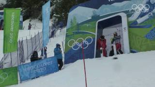 Mens Slalom Alpine Skiing Full Event  Vancouver 2010 Winter Olympics [upl. by Leoni]