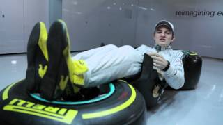 F1 BACKSTAGE 5 Driving position by Nico Rosberg [upl. by Wagstaff842]