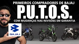 PUTOS  Primeiros compradores de Bajaj revoltados com mudanças nas revisões em garantia da Bajaj [upl. by Eehsar]