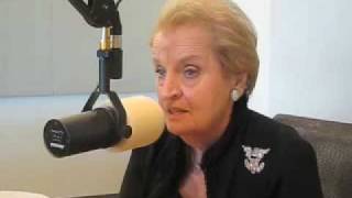 WNYC Madeleine Albright on American Exceptionalism [upl. by Pacien]