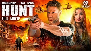 HUNT  Hollywood Action Movie In English With Subtitles  Aaron Eckhart Liana Liberato  Free Movie [upl. by Nnylimaj51]