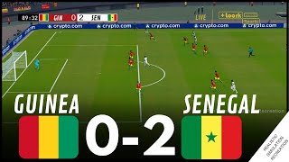 AFCON2023 GUINEE 02 SENEGAL  Résumé • Simulation et loisirs de jeux vidéo [upl. by Annatsirhc]