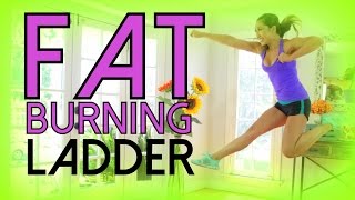 Fat Burning Ladder for Toned Thighs and Sculpted Abs [upl. by Eirod868]