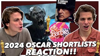 2024 Oscar Shortlists Reaction [upl. by Eedissac928]