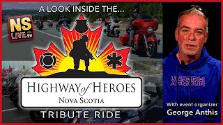 A look into the Highway of Heroes NS Tribute Ride with organizer George Anthis [upl. by Woothen]