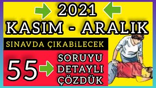 DETAYLI 2021 KASIM ARALIK EHLİYET SINAV SORULARIEHLİYET SINAV SORULARI 2021EHLİYET SORULARI 2021 [upl. by Gnoz197]