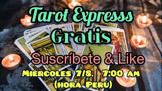 TAROT EXPRESS 🌸GRATIS🌸 Suscríbete amp Like ❤️❤️🔥🔥 [upl. by Anairo]