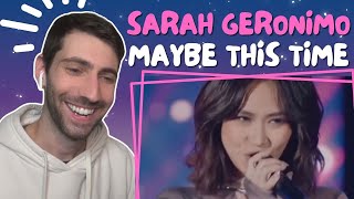 Sarah Geronimo  Maybe This Time 2024 REACTION [upl. by Upali]