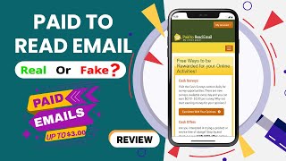 Paid To Read Emails The Real Truth  1 Email  300  India  Gmail  Review  Withdrawal [upl. by Keefer472]