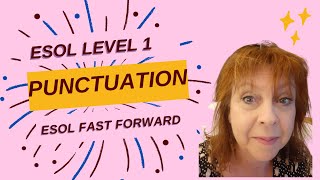 ESOL Level 1 Writing 7 Punctuation [upl. by Scever]