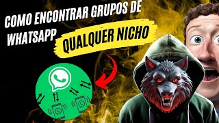 Como encontrar grupos de whatsapp  Passo a passo [upl. by Siravart266]