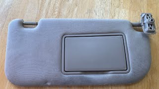 Sun Visor Replacement  2007 Kia Sportage [upl. by Choo897]