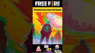 When 7th Anniversary Event Will Come in Free Fire 🥰 Free New Bundles and Rewards 🎊 [upl. by Shoifet]