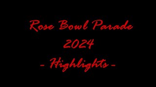 The Rose Bowl Parade 2024 [upl. by Gennaro]