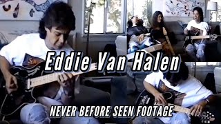 Eddie Van Halen with Jason Becker  Never Before Seen Footage [upl. by Ertnod329]